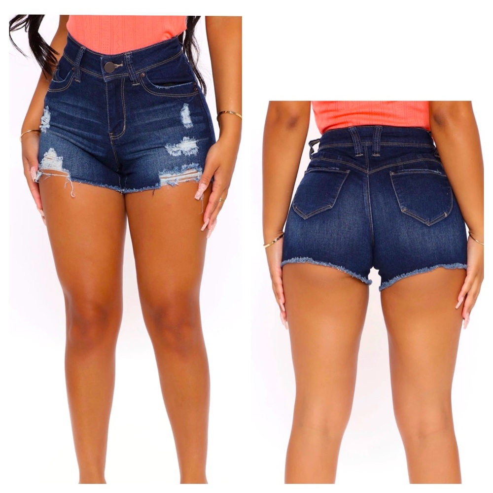 Booty Lifting Denim Shorts